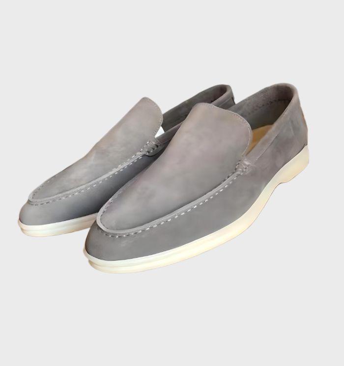 Mocassins Cuir Beige Homme Classique