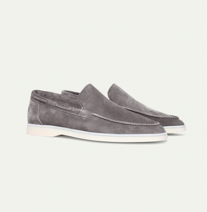 Chaussures Décontractées Homme Cuir Gris Chic
