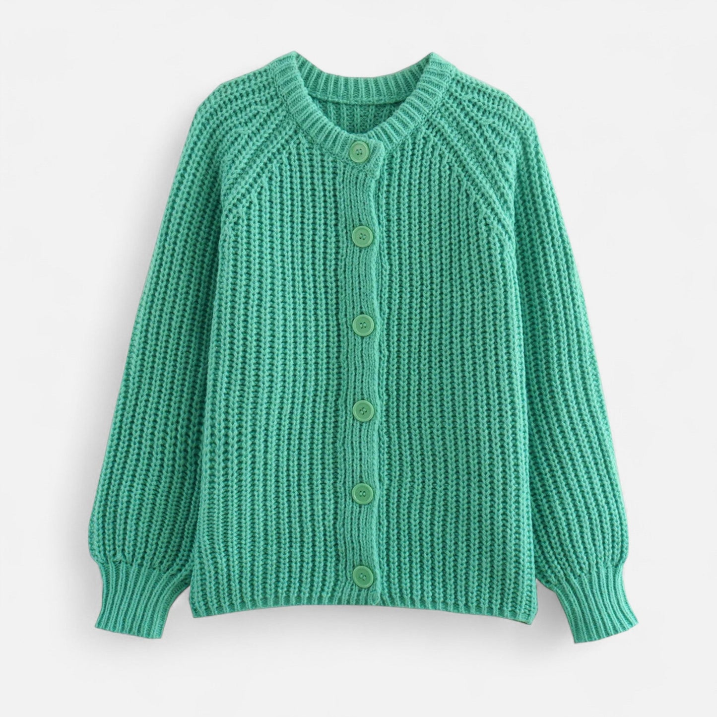 Gilet femme maille épais boutonné gris foncé