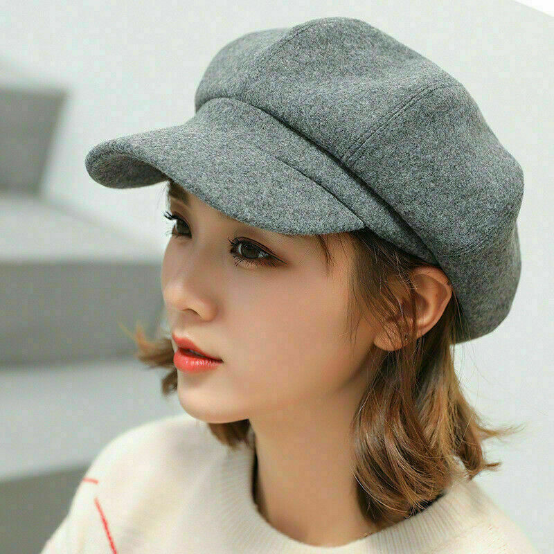 Casquette Féminine Élégante Gris Cachemire - LuxeStyle