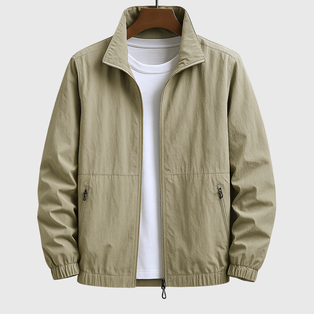 Veste Décontractée à Col Montant pour Homme | Parfait pour le Printemps - LuxeStyle