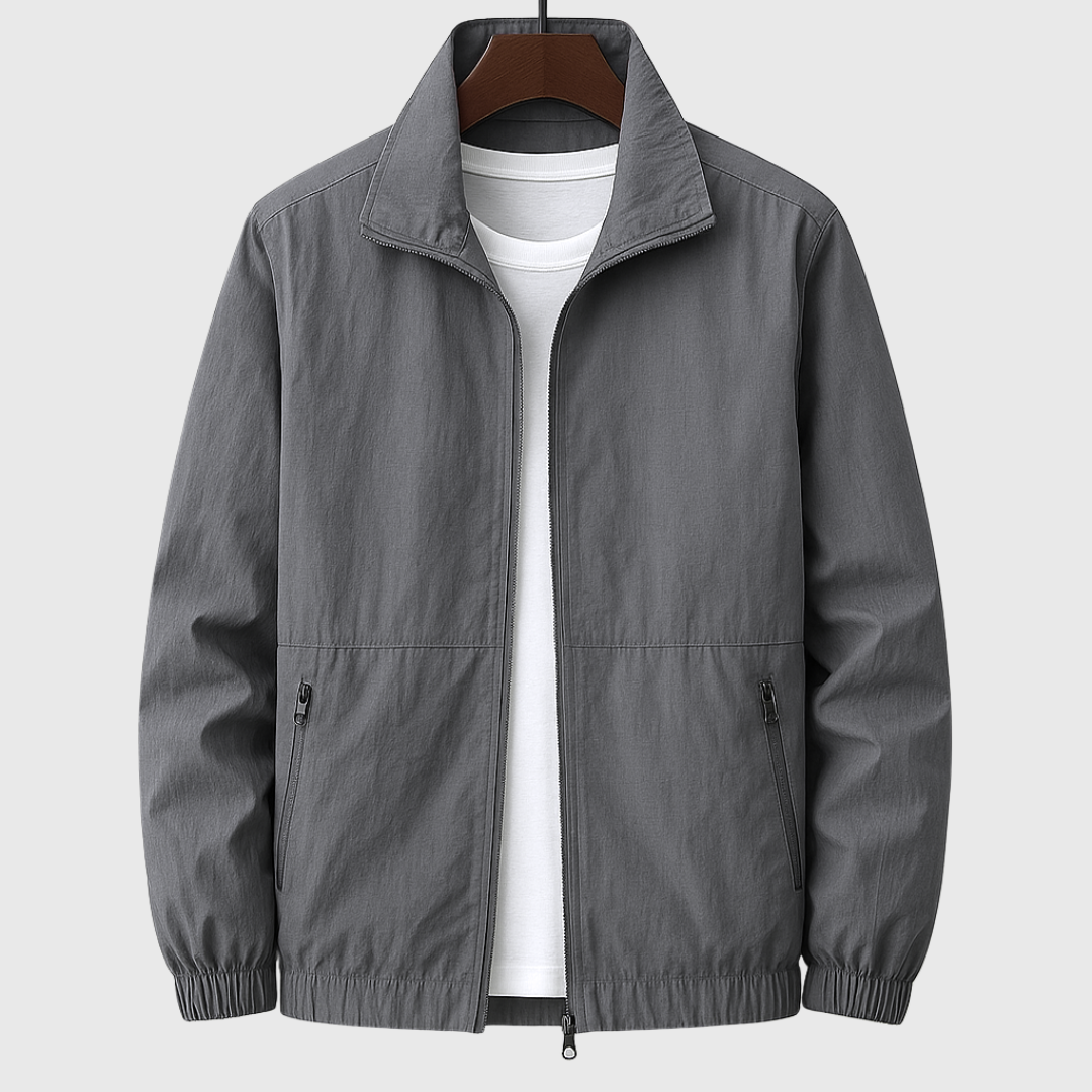 Veste Décontractée à Col Montant pour Homme | Parfait pour le Printemps