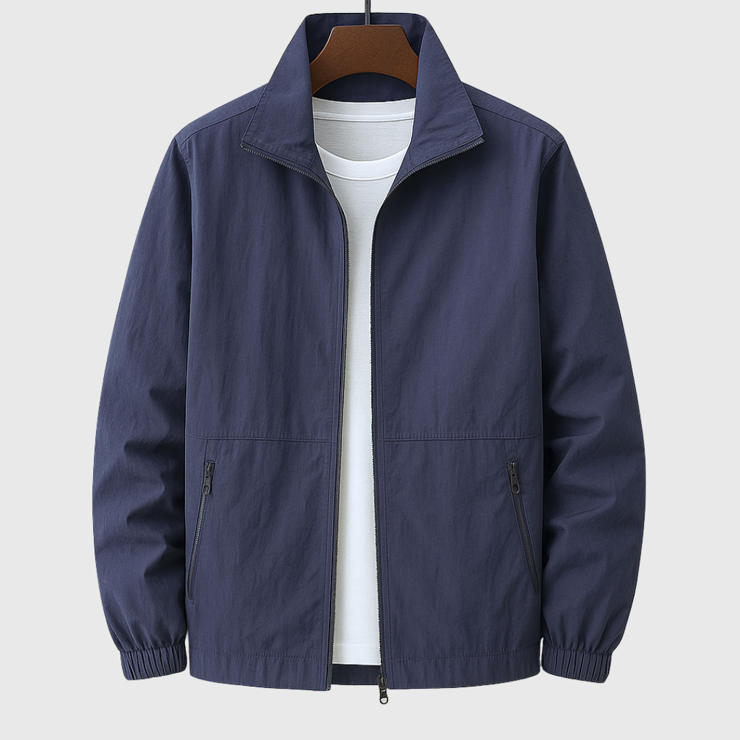 Veste Décontractée à Col Montant pour Homme | Parfait pour le Printemps