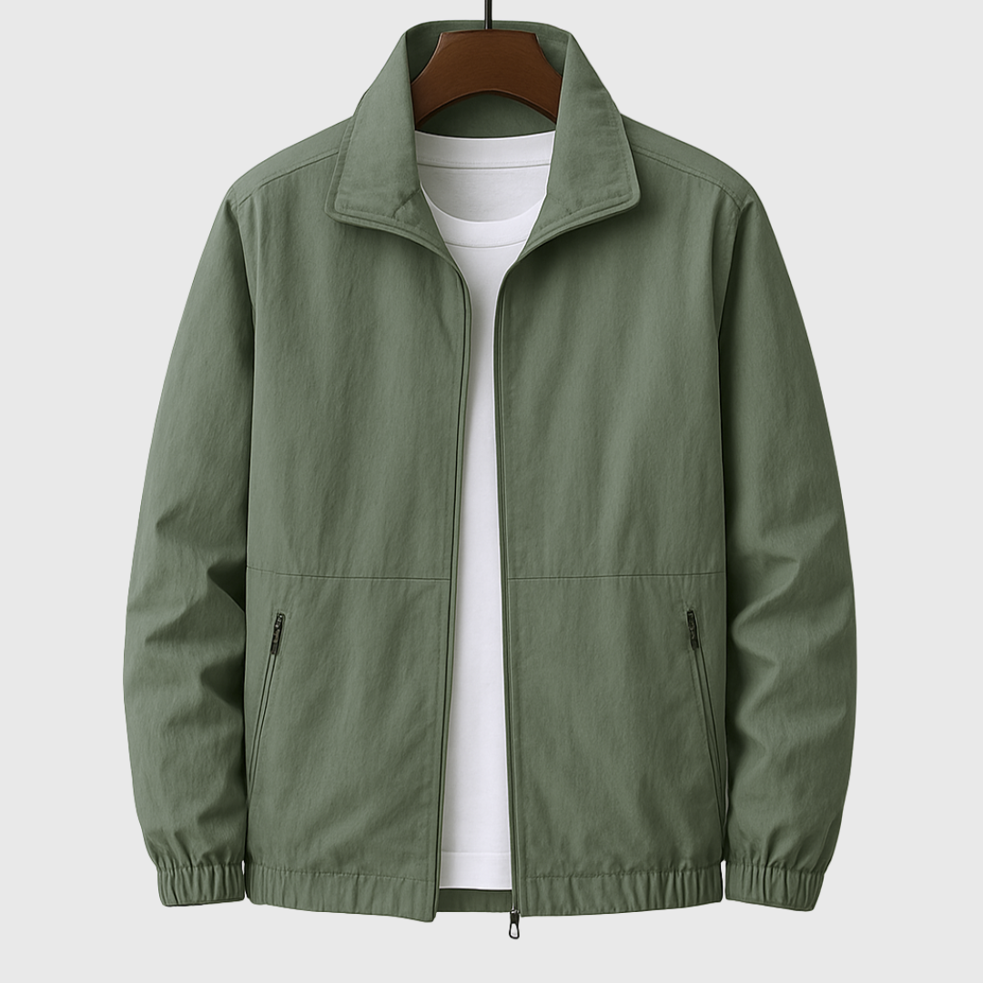 Veste Décontractée à Col Montant pour Homme | Parfait pour le Printemps