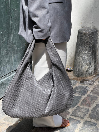 Sac à Main Tressé Chic pour Femme