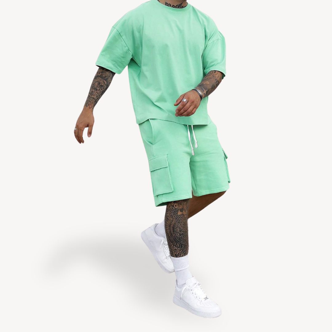 Tenue décontractée coton homme été
