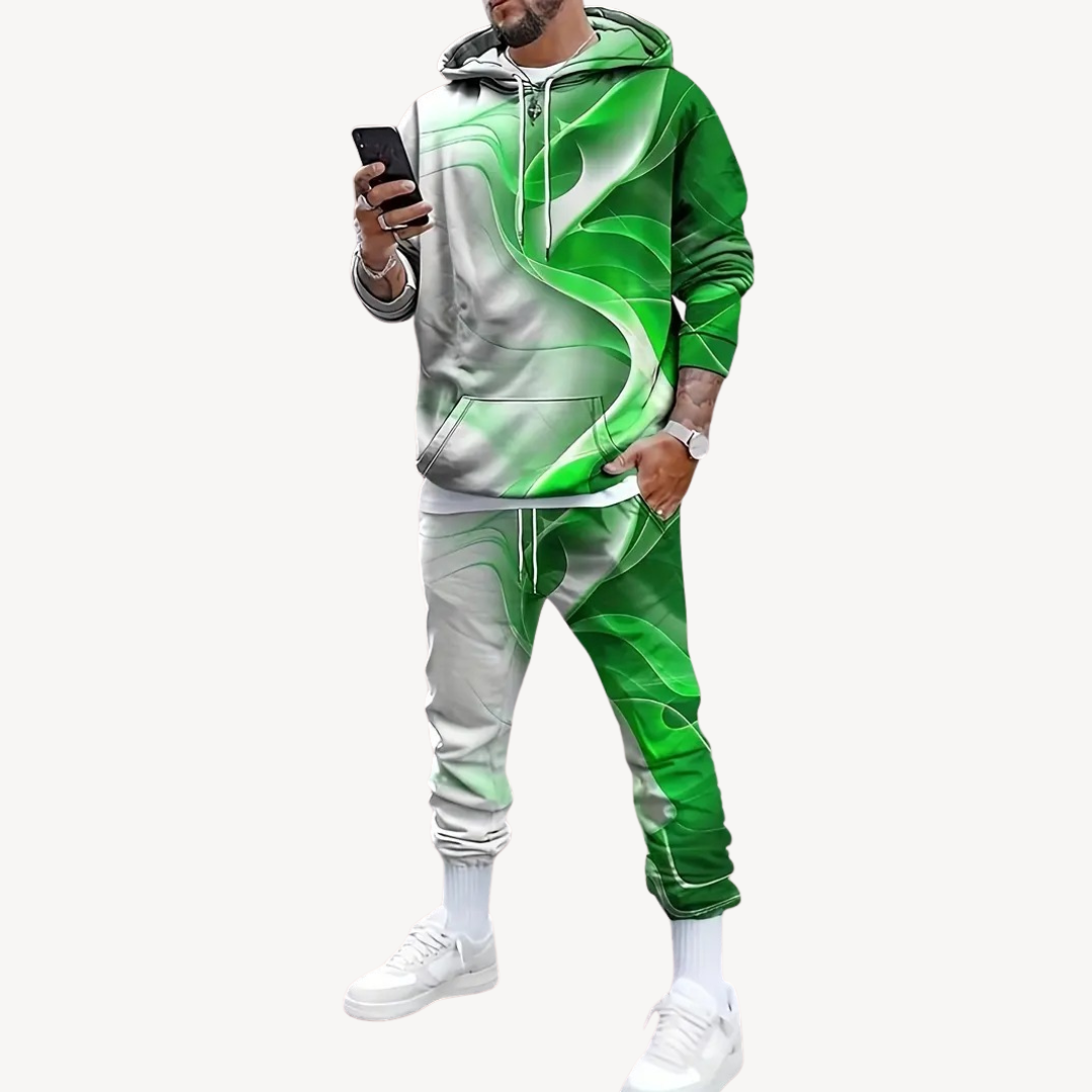 Tenue Sport Homme Décontractée à Capuche Zippée