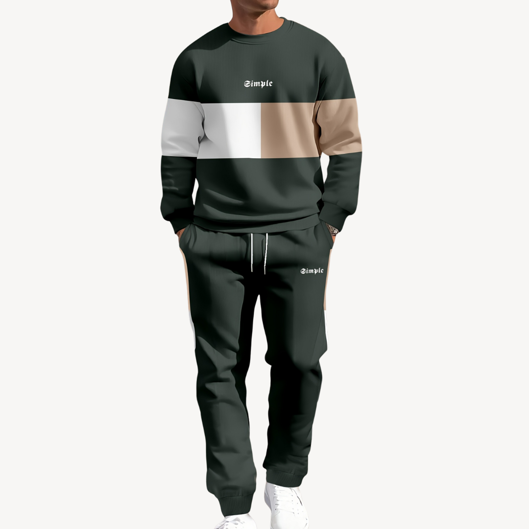 Tenue Sport Homme Veste Puffer Et Pantalon Jogging