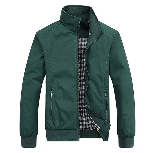 Veste Bomber Élégante Taille Fine pour Homme