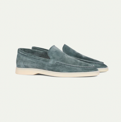 Chaussures Décontractées Homme Cuir Gris Chic