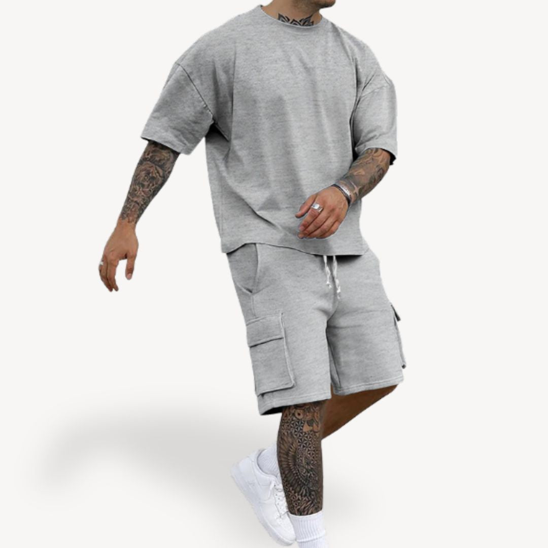 Tenue décontractée coton homme été