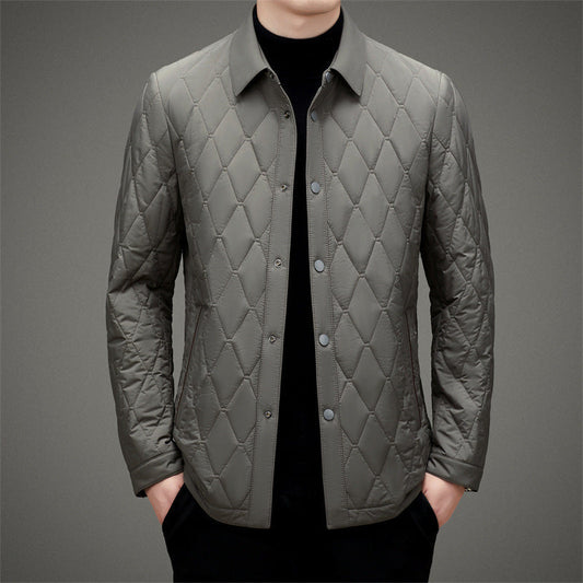 Veste D'hiver Boutonnée Pour Homme | Manches Longues