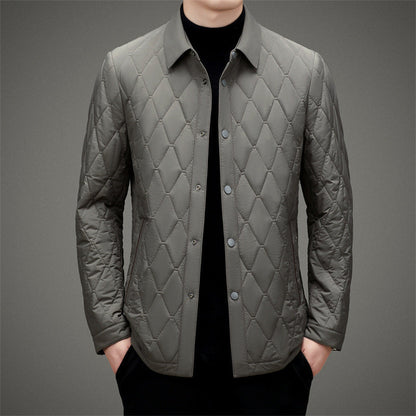 Veste D'hiver Boutonnée Pour Homme | Manches Longues