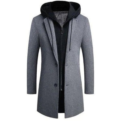 Veste Hiver Élégante avec Capuche Homme - BlxckFR
