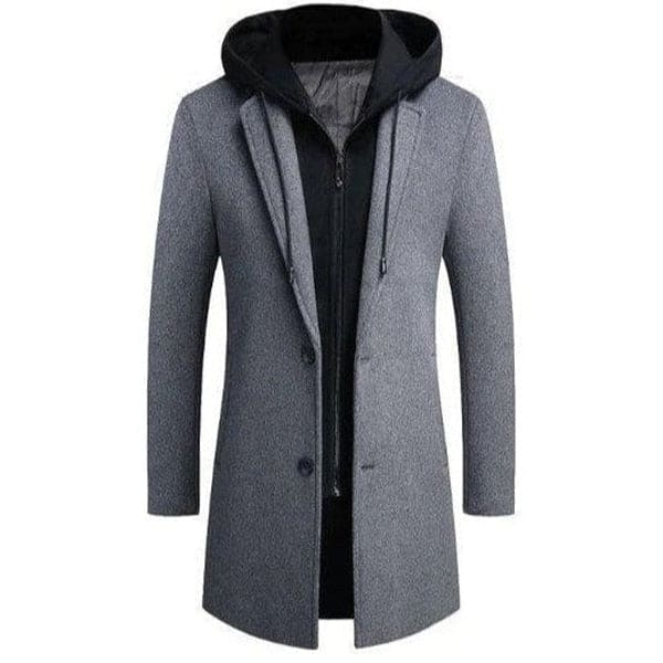 Veste Hiver Élégante avec Capuche Homme