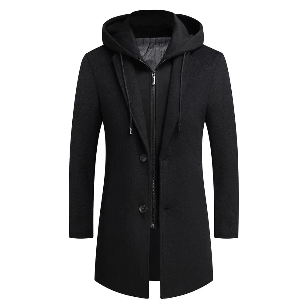 Veste Hiver Élégante avec Capuche Homme