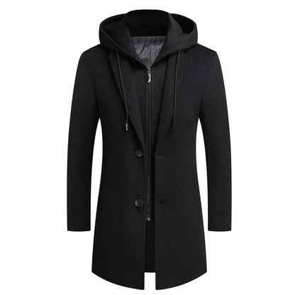 Veste Hiver Élégante avec Capuche Homme