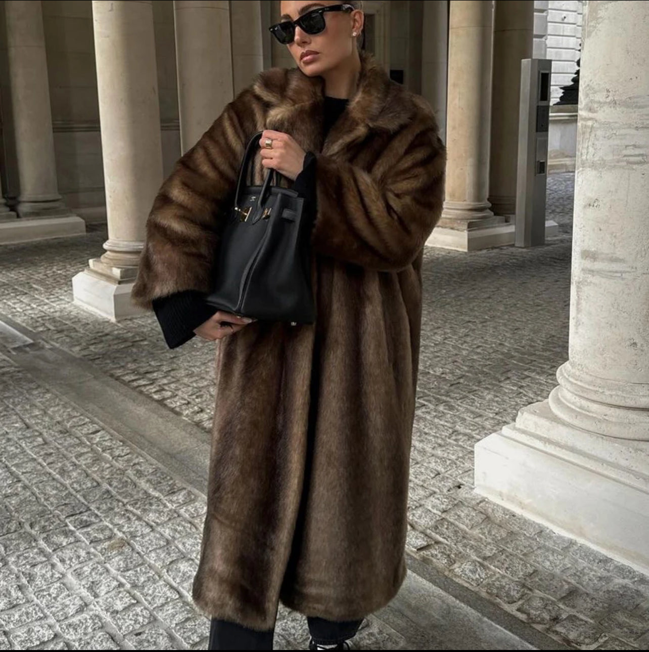 Manteau Femme Hiver Élégant - Veste Longue Chaude et Confortable