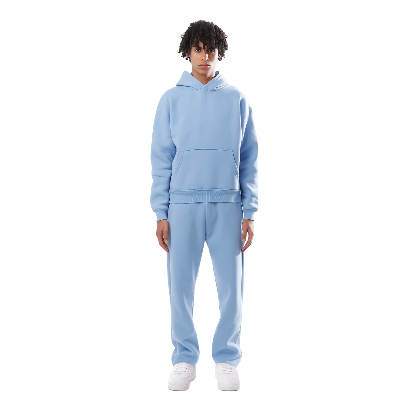 Sweat à Capuche Noir Polyvalent avec Poche Avant