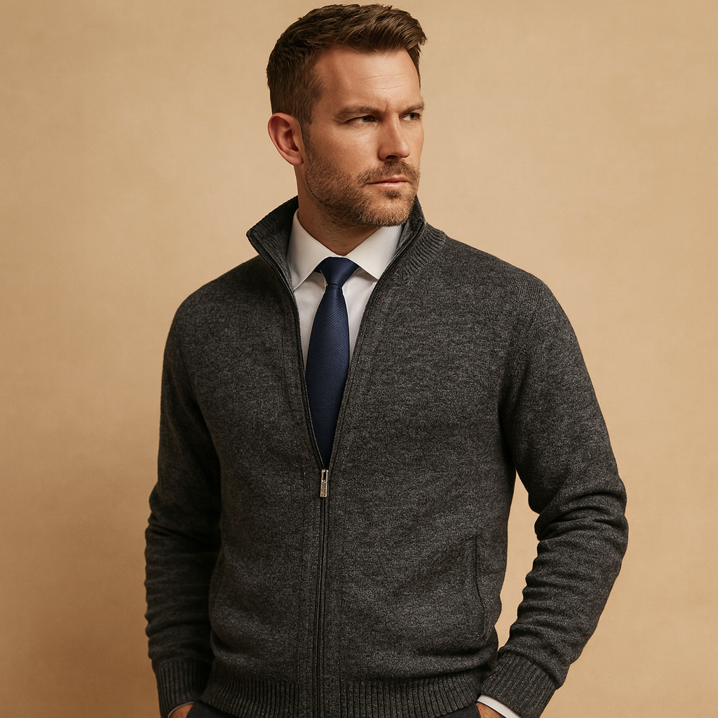 Gilet réversible épais pour homme hiver