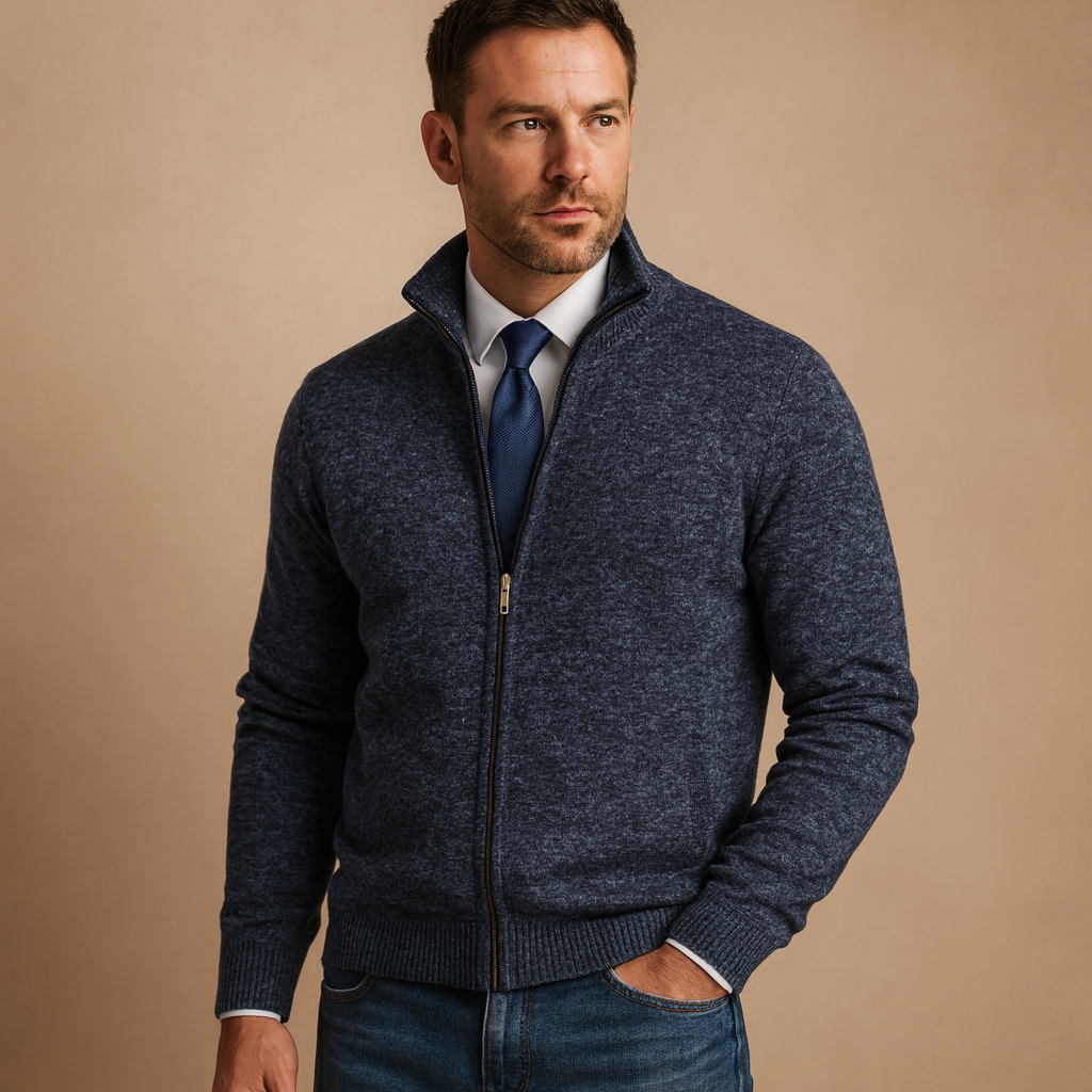 Gilet réversible épais pour homme hiver