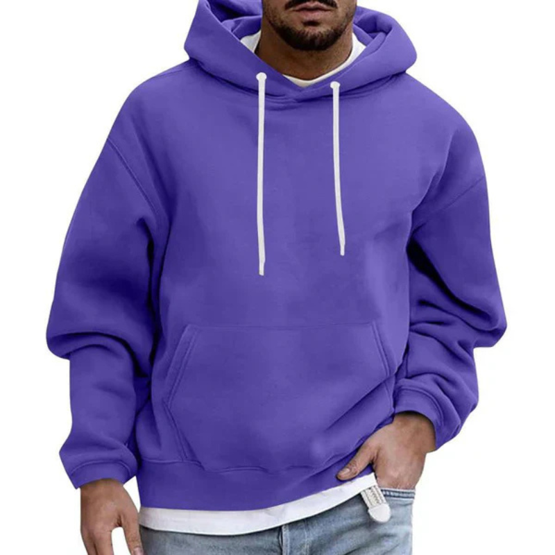 Sweat à capuche Oversize Confortable avec Poches Réglables