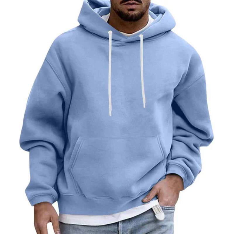 Sweat à capuche Oversize Confortable avec Poches Réglables