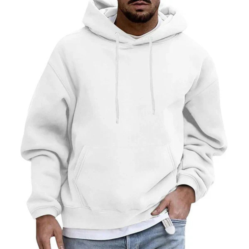 Sweat à capuche Oversize Confortable avec Poches Réglables
