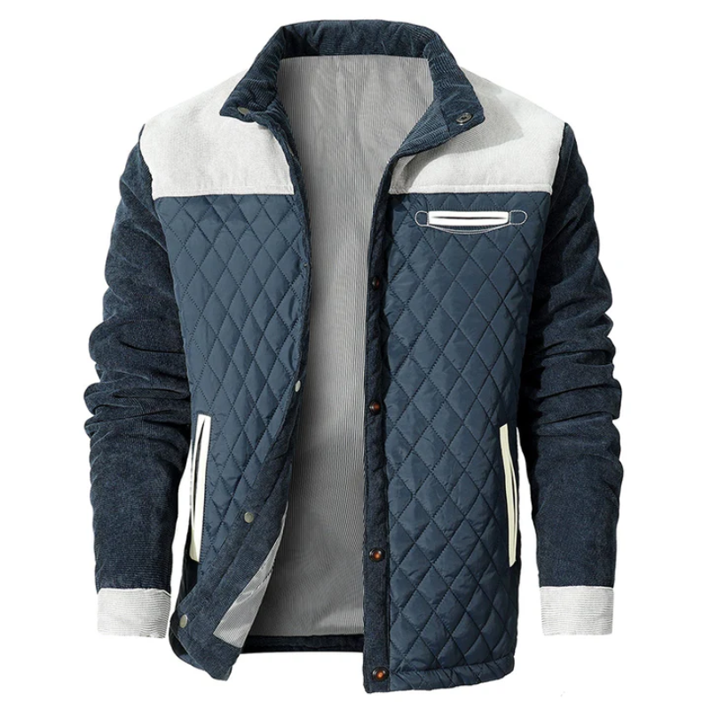 Veste hivernale épaisse à manches longues et poches pratiques