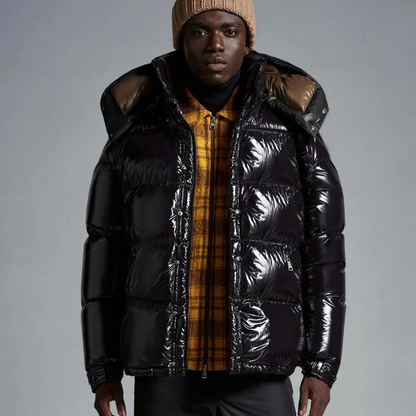 Parka Hiver à Capuche avec Poches et Fermeture Éclair - LuxeStyle
