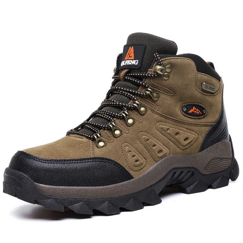 Bottes de marche étanches homme vert foncé