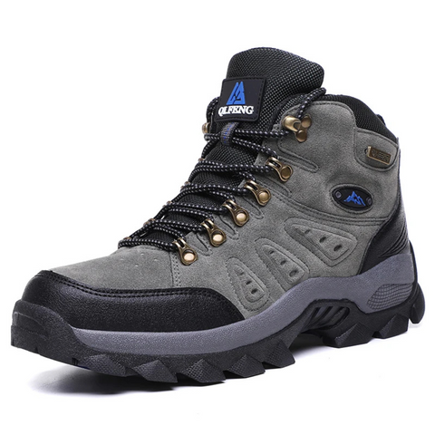 Bottes de marche étanches homme vert foncé