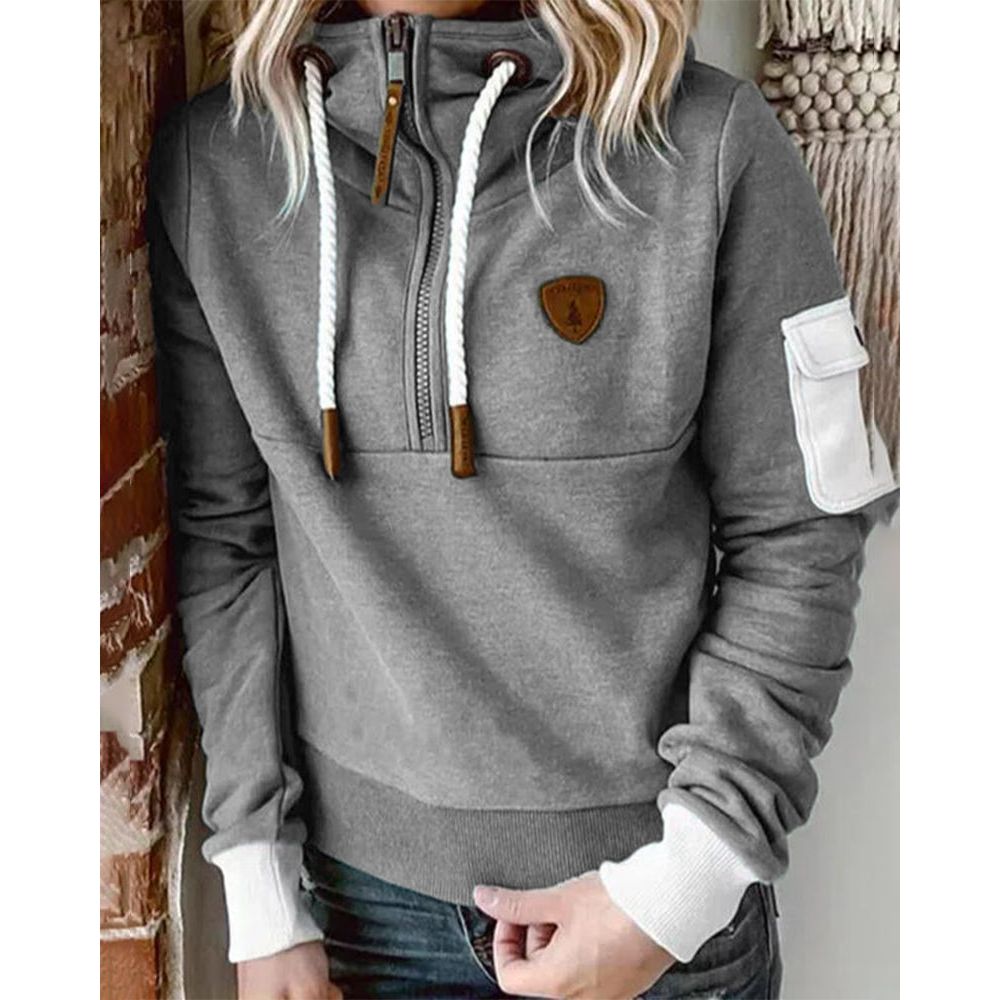 Sweat à capuche femme confort doux - Maille molletonnée et décontractée