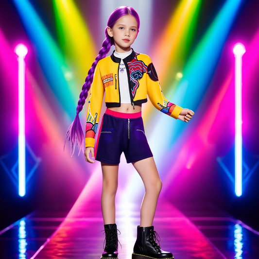 Veste Enfant Colorée à Capuche avec Fermeture Rapide - LuxeStyle