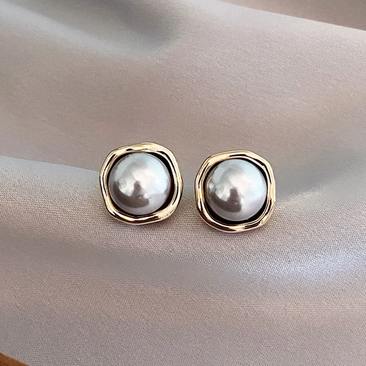 Boucles d'oreilles Perles Élégantes avec Gouttes de Perles Brillantes - LuxeStyle