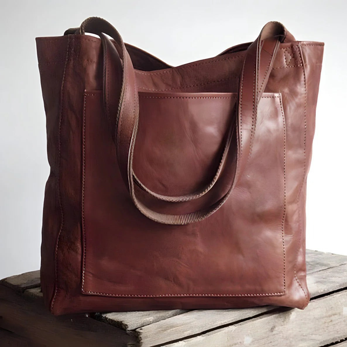 Sac Féminin Élégant avec Poignée et Poches Intérieures pour Femme
