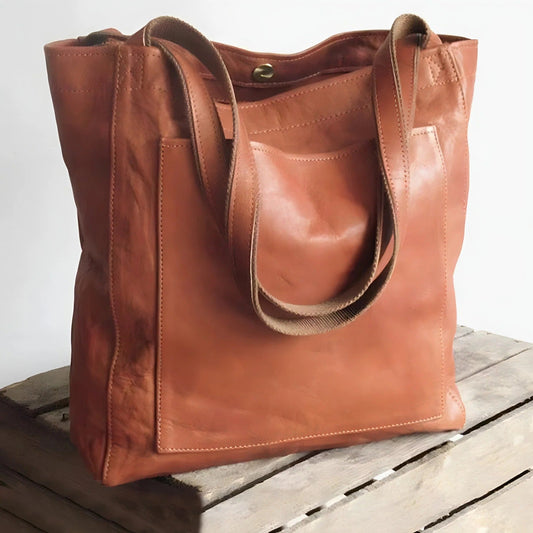 Sac Féminin Élégant avec Poignée et Poches Intérieures pour Femme - LuxeStyle