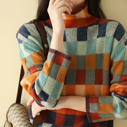 Pull Cachemire Doux Élégant Femme