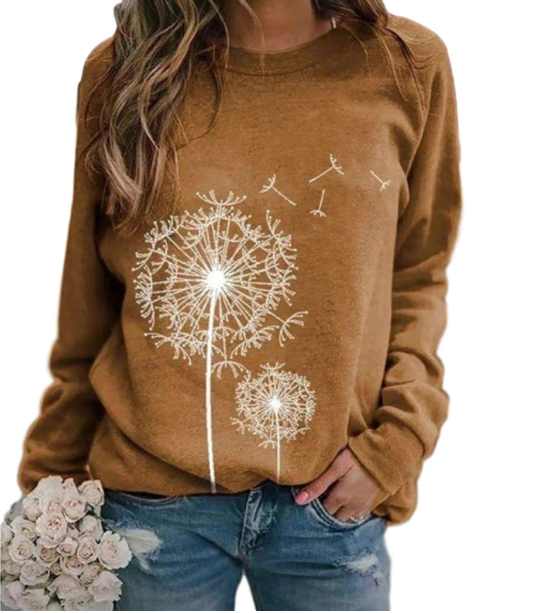 Sweat à fleurs décontracté pour femme - LuxeStyle