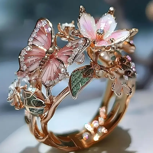 Bague Élégante Papillon pour Femmes | Parfaite pour Mariage et Anniversaire - LuxeStyle
