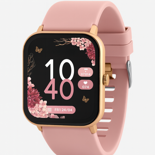 Montre Femme Élégante avec Écran Carré et Bracelet Souple - LuxeStyle