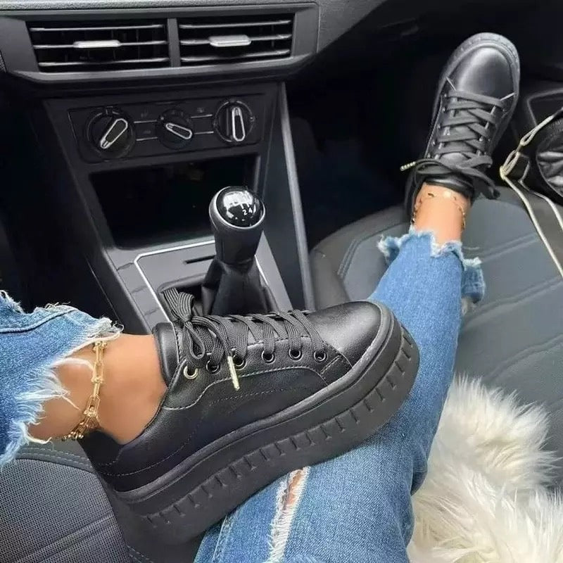Chaussures de sport femme colorées à talons plats