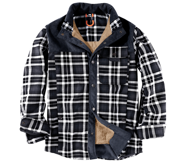 Veste en Flanelle Chauffante pour Homme