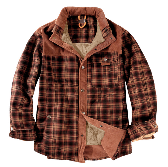 Veste en Flanelle Chauffante pour Homme
