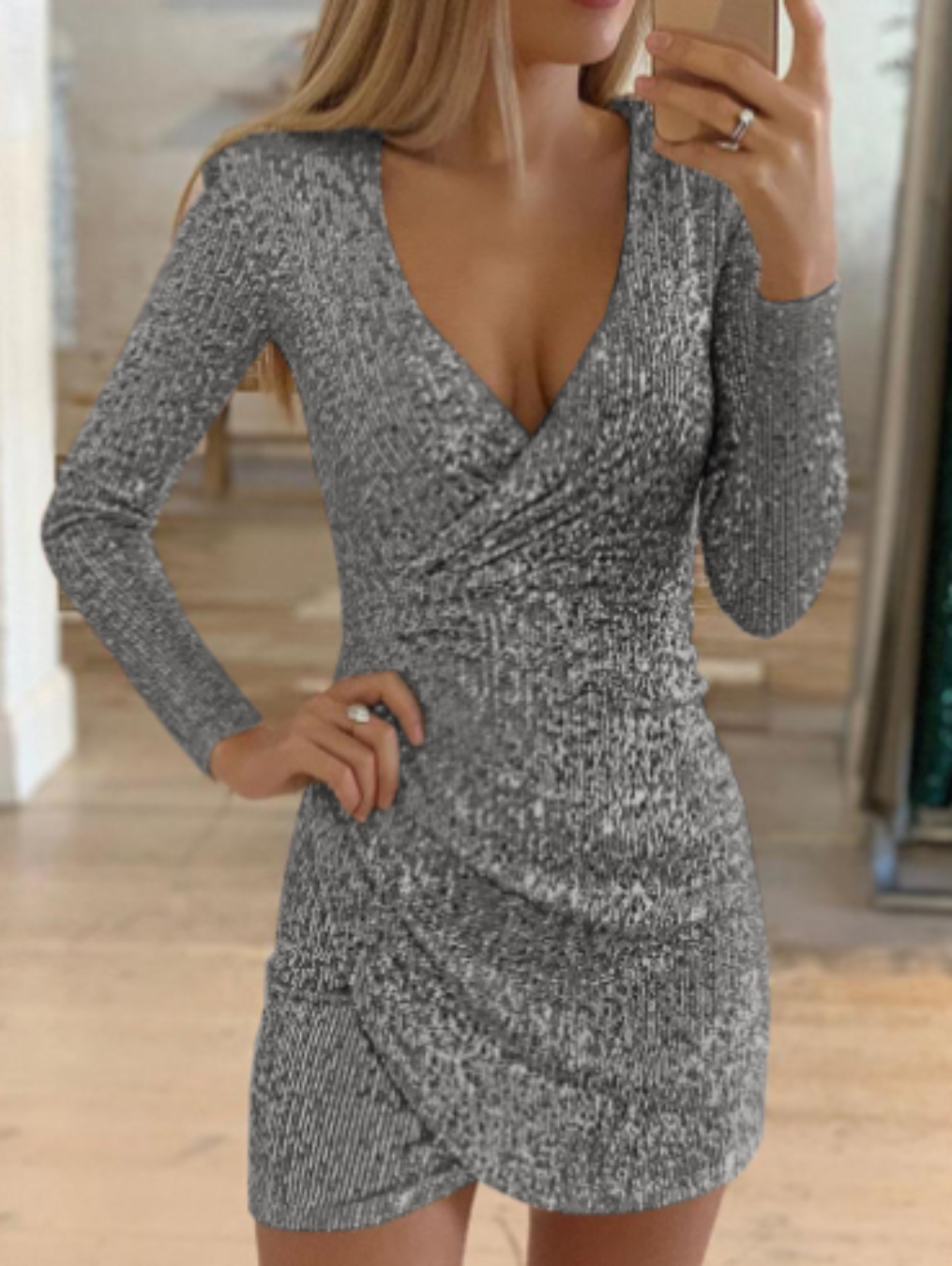 Robe Élégante Paillettes pour Femmes