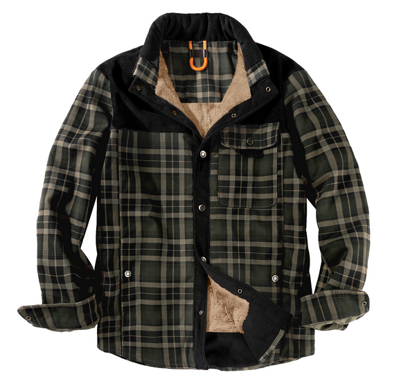 Veste en Flanelle Chauffante pour Homme