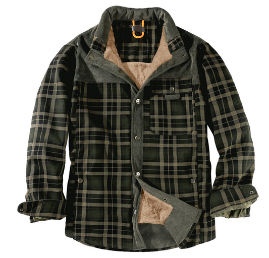 Veste en Flanelle Chauffante pour Homme - LuxeStyle