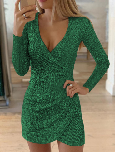 Robe Élégante Paillettes pour Femmes