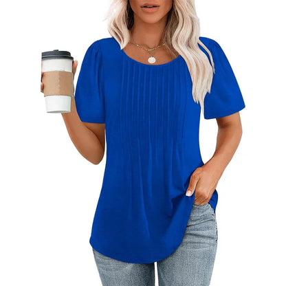 T-shirt femme décontracté blanc