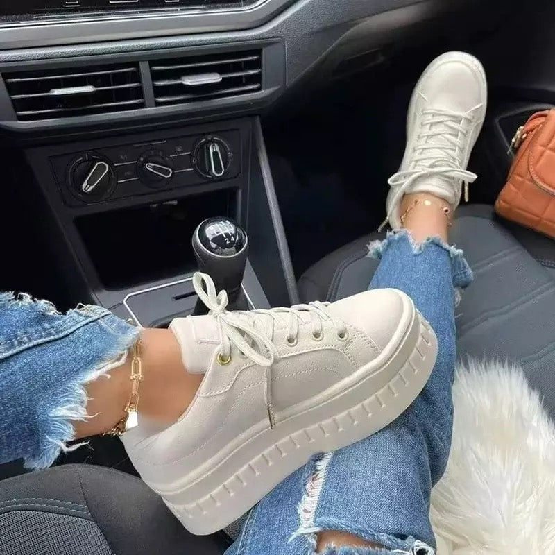 Chaussures de sport femme colorées à talons plats